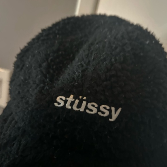 Stussy Sherpa fleece cap rare one size fits all - Picture 7 of 11
